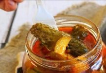 ყველაზე ხრაშუნა კიტრი კეტჩუპით სტერილიზაციის გარეშე.