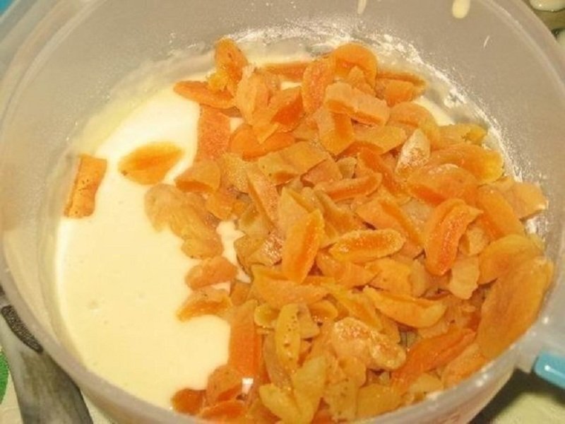 выпечка с курагой