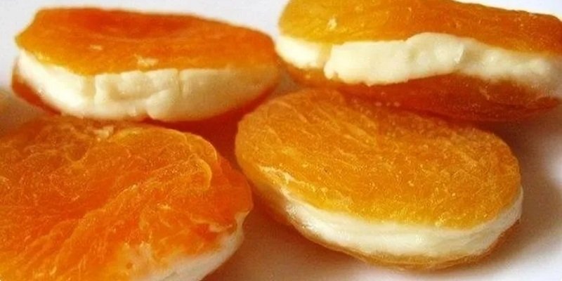 Курага с творожной начинкой