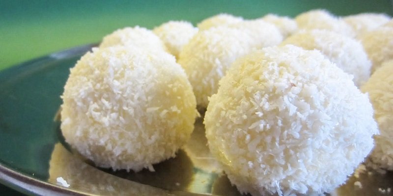 Творожные конфеты с орехами