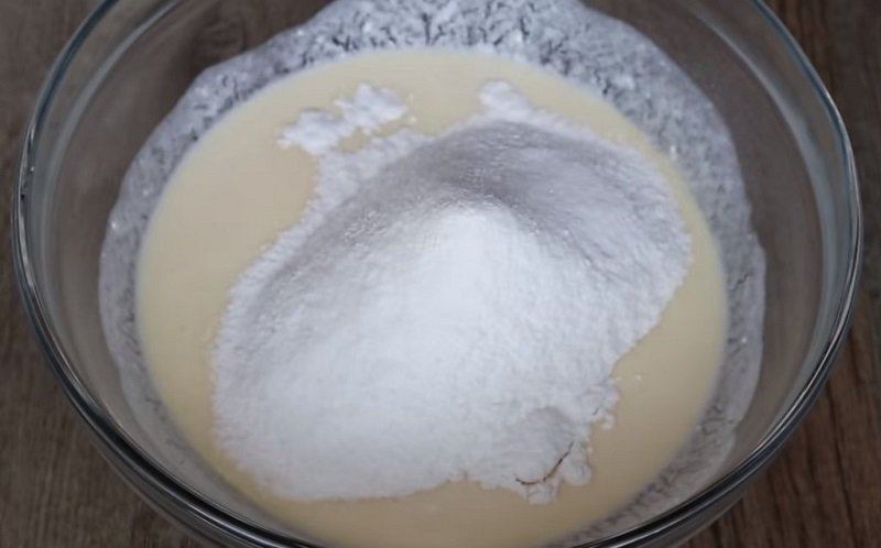 тесто с мукой