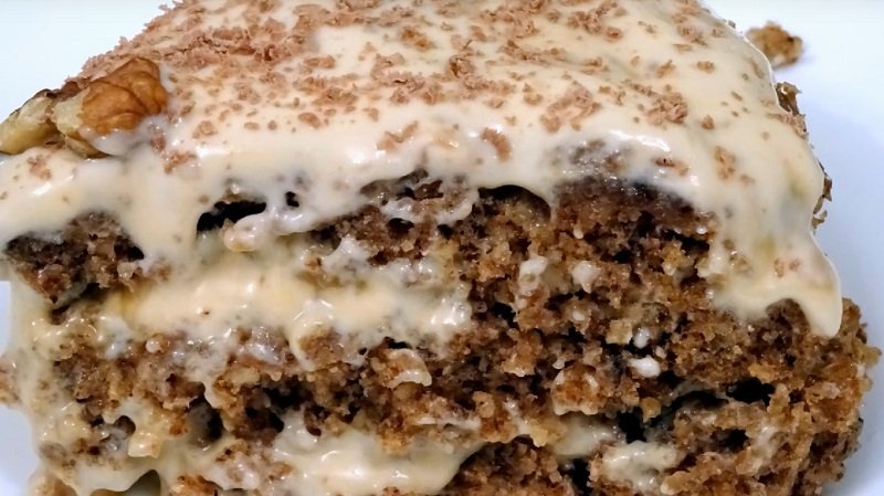как приготовить торт с орехами