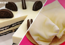 ტორტი გაყინული კეფირისგან, ცხობის გარეშე