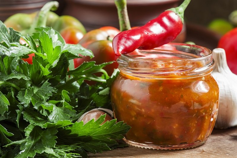 аджика сырая рецепт